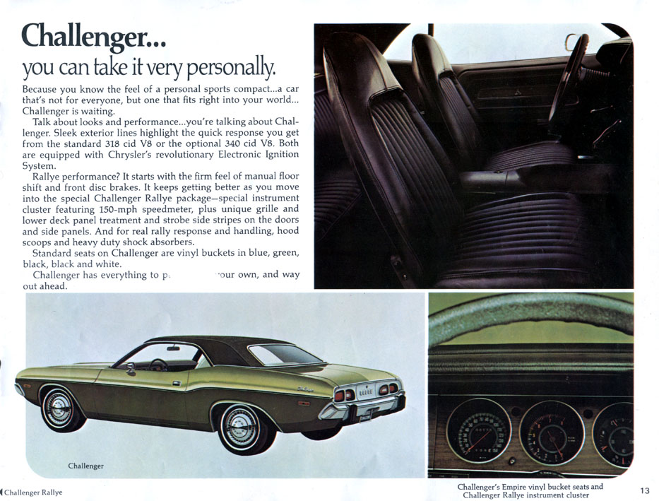 1973 Dodge Brochure Page 23